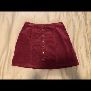 Buttoned Down Skirt